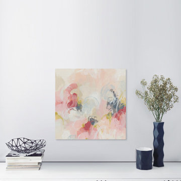 "Cherry Blossom IV" Painting Print on Wrapped Canvas
