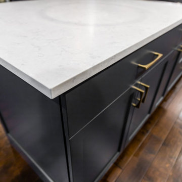 Renowned Custom Kitchen Cabinet Island and Countertop