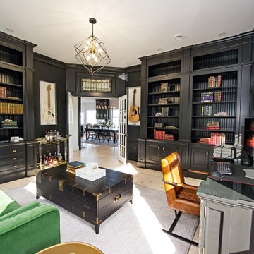 Home Office Workspace Bold Interior Remodel – Bay of Fundy, Nova Scotia, Canada