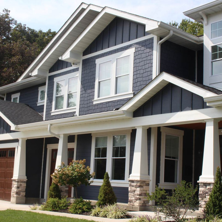 Dark Blue Siding - Photos & Ideas | Houzz