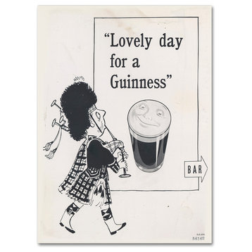 Guinness Brewery 'Lovely Day For A Guinness IV' Canvas Art, 18"x24"