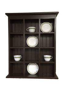 Tea Cup and Saucer Plate Rack and Kitchen Display Shelf Counter Top or Wall Hang