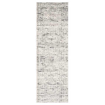 Safavieh Adirondack Adr117B Striped Rug, Ivory/Silver, 9'0"x12'0"