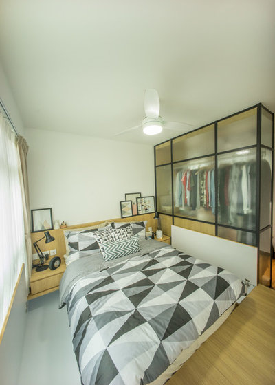 Contemporary Bedroom by Team Interior Design