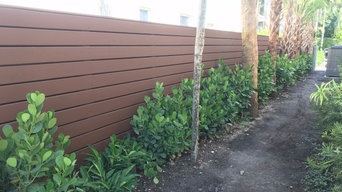 Horizontal Wood Fence Seven Isles Fort Lauderdale