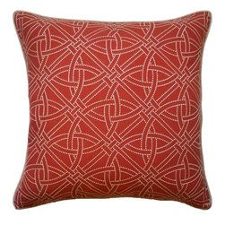 Durance Embroidery Bittersweet Pillow - Decorative Pillows