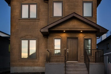 Minimalist exterior home photo in Calgary