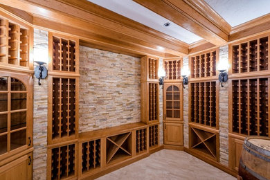 Inspiration for a timeless wine cellar remodel in Cincinnati