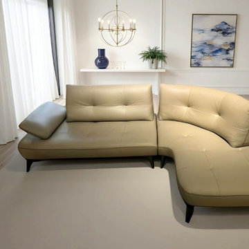 Distinctive living room spaces
