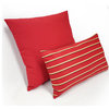 Sunbrella Harwood Crimson Outdoor Pillow 12x20