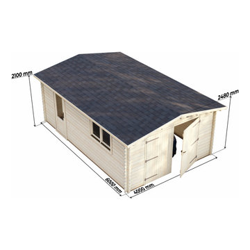 Log garages-Timber carports