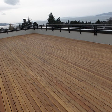 Floating Cedar Deck