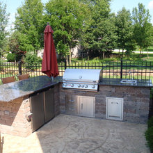back patio kitchen
