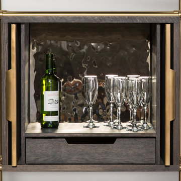 The Collector's Wine Unit with Bar Cabinet