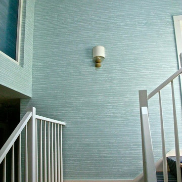 Venetian Plaster / custom design / Residential staircase