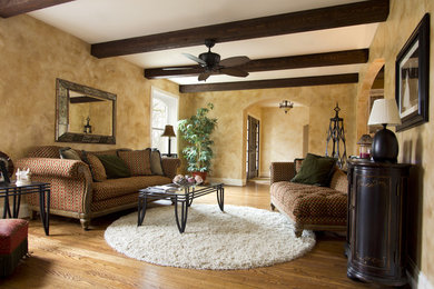 This is an example of a traditional living room in St Louis.