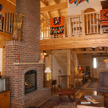 Rustic Fireplace