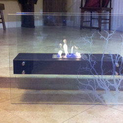 Nu-Flame Etched Decorative Bio-Fireplaces - Indoor Fireplaces