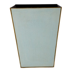 Tapered Metal Wastebasket - Wastebaskets