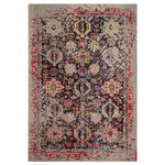 Safavieh - Safavieh Monaco Collection MNC206 Rug, Grey/Multi, 5'1" X 7'7" - Free-spirited and vibrantly colored, the Safavieh Monaco Collection imparts boho-chic flair on fanciful motifs and classic rug designs. Contemporary decor preferences are indulged in the trendsetting styling and addictive look of Monaco. Power-loomed using soft, durable synthetic yarns creating an erased-weave patina that adds distinctive character to room decor.
