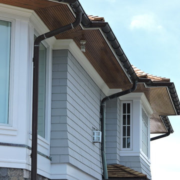 Cedar Roof on Westport, CT Victorian Style Beach Home