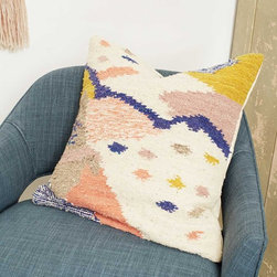The Cartographer wool pillow - Outdoor Cushions And Pillows