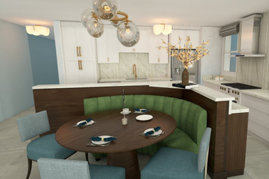 Kitchen - modern kitchen idea in New York