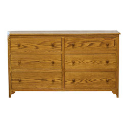 Shaker Style Oak Dresser - Dressers
