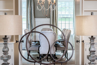 Example of a classic dining room design in New York