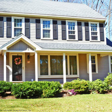 Suburban Boston Custom Farmer's Porches