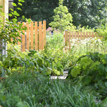 Side & Front Garden with Hardscaping