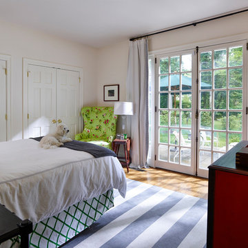Bedroom in renovated farm cottage