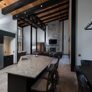 Luxury Timber Frame Home on the River in Montana