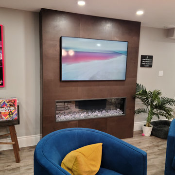 Miami style Basement getaway