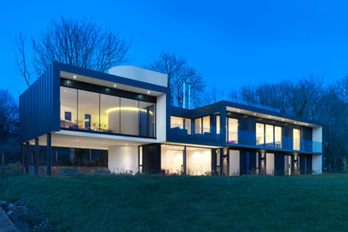 Design ideas for a contemporary home design in Cardiff.