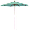 7.5' Wood Umbrella, Spectrum Mist