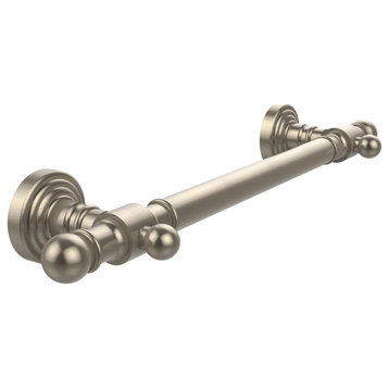 16" Grab Bar Smooth, Antique Pewter