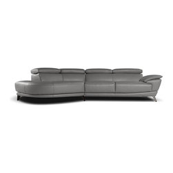 Marisol Sectional Sofa by Nicoletti | Grey - Sectional Sofas
