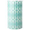 Wrapitz Glass and Flameless Candle Cover Decals, Retro Loops