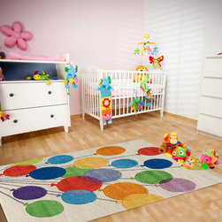 Balloons Rugs by Momeni in Multi - Rugs