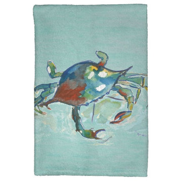 Betsy's Crab Kitchen Towel - Two Sets of Two (4 Total)