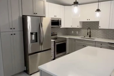 Kitchen - contemporary kitchen idea in Miami