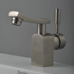 Single Handle Nickel Brushed Centerset Bathroom Sink Faucet (T1803S) - Bathroom Sink Faucets