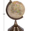 Traditional Copper Aluminum Metal Globe 28326