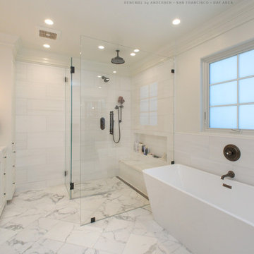 Awning Window in Sensational Bathroom- Renewal by Andersen California Bay Area