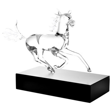 Wild Mustang Glass Sculpture