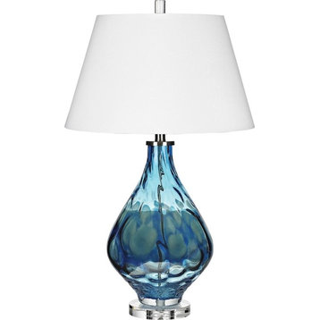 Gush Table Lamp, Blue