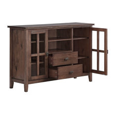 Entertainment Centers and TV Stands | Houzz - Simpli Home Ltd. - TV Media Stand, Natural Aged Brown - Entertainment  Centers And