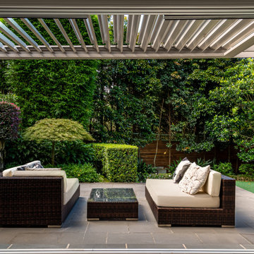 Backyard BBQ and Entertainment Area