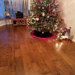 PARAMUS - REPLACING WORN OUT CARPET WITH 7" WIDE, RED OAK PLANKS - Products